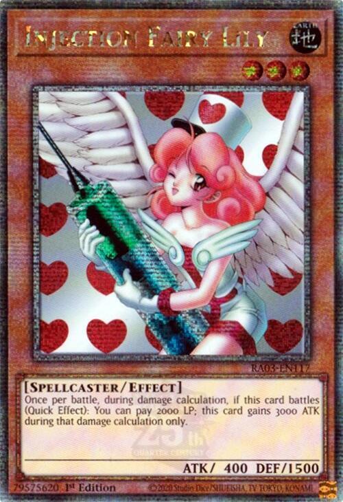 Injection Fairy Lily (Quarter Century Secret Rare) [RA03-EN117] Quarter Century Secret Rare