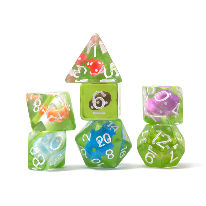 Sirius Dice 7 Set Mushroom