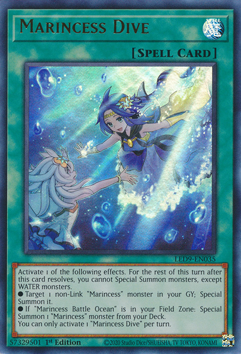 Marincess Dive [LED9-EN035] Ultra Rare