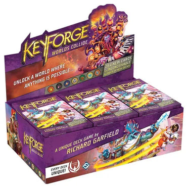 Keyforge: Worlds Collide Booster Display