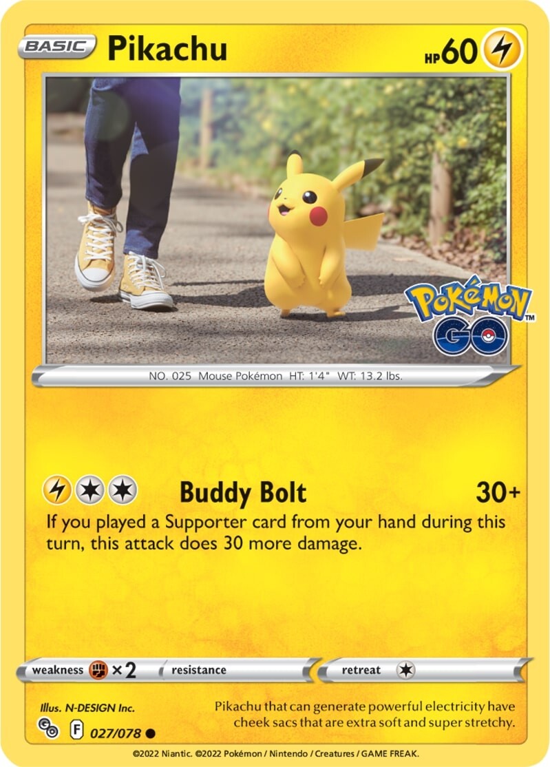 Pokémon TCG Alolan Raticate Pokémon GO 042/078 Regular Common Card