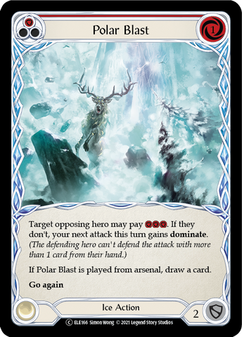 Polar Blast (Red) [U-ELE166] (Tales of Aria Unlimited)  Unlimited Rainbow Foil