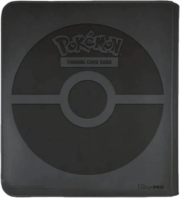 Ultra Pro Zipper Pokemon Pikachu 12 Pocket 480 Card Leather Portfolio