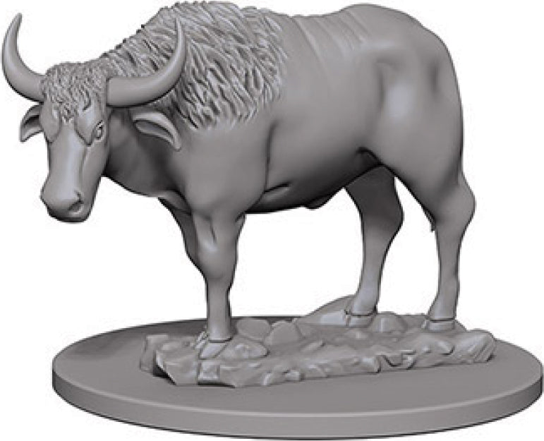 WizKids Deep Cuts Unpainted Miniatures: W04 Oxen