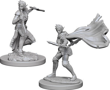 Pathfinder Deep Cuts Unpainted Miniatures: W04 Elf Female Rogue