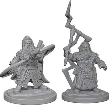 Pathfinder Deep Cuts Unpainted Miniatures: W04 Dwarf Male Sorcerer