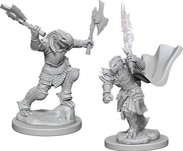 Dungeons & Dragons Nolzur`s Marvelous Unpainted Miniatures: W04 Dragonborn Female Fighter