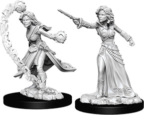 Pathfinder Deep Cuts Unpainted Miniatures: W06 Female Human Wizard