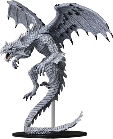 Pathfinder Deep Cuts Unpainted Miniatures: Gargantuan White Dragon