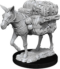 WizKids Deep Cuts Unpainted Miniatures: W07 Pack Mule