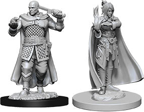 Dungeons & Dragons Nolzur`s Marvelous Unpainted Miniatures: W08 Human Ranger & Moon Elf Sorcerer