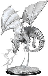 Dungeons & Dragons Nolzur`s Marvelous Unpainted Miniatures: W08 Young Blue Dragon