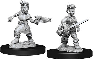 Pathfinder Deep Cuts Unpainted Miniatures: W08 Halfling Female Rogue