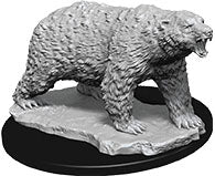 WizKids Deep Cuts Unpainted Miniatures: W09 Polar Bear