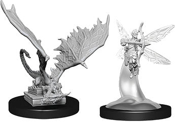 Dungeons & Dragons Nolzur`s Marvelous Unpainted Miniatures: W09 Sprite & Pseudodragon