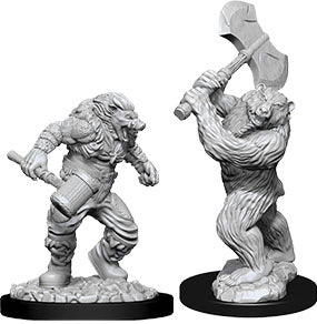 Dungeons & Dragons Nolzur`s Marvelous Unpainted Miniatures: W09 Wereboar & Werebear