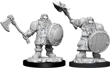 Dungeons & Dragons Nolzur`s Marvelous Unpainted Miniatures: W11 Male Dwarf Fighter