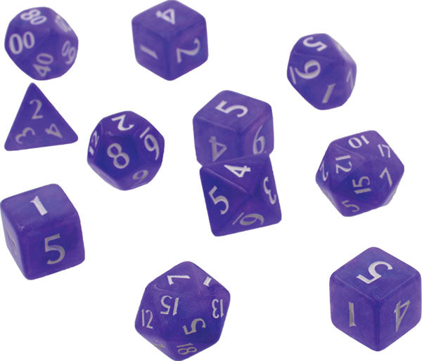 Eclipse: Poly 11 Dice Set- Royal Purple