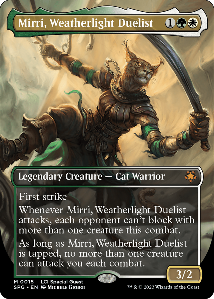 Mirri, Weatherlight Duelist (Borderless) [The Lost Caverns of Ixalan Special Guests]