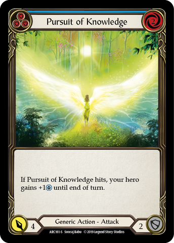 Pursuit of Knowledge [ARC161-S] (Arcane Rising)  1st Edition Rainbow Foil