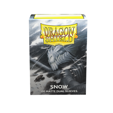 Dragon Shield - Dual Matte Snow Sleeves 100 ct