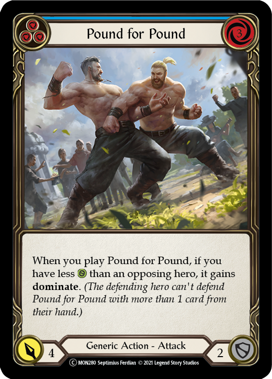 Pound for Pound (Blue) [U-MON280] (Monarch Unlimited)  Unlimited Normal