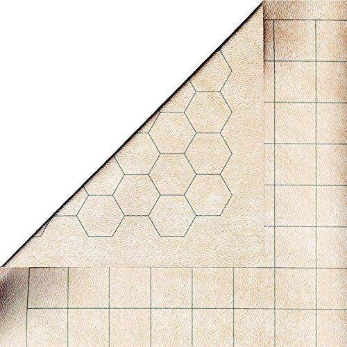 Vinyl Dry Erase Battlemat  23x26 1 inch Hex/Squares